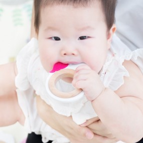 Baby Teether Manufacturer - Custom Unicorn Ring Wooden Teether