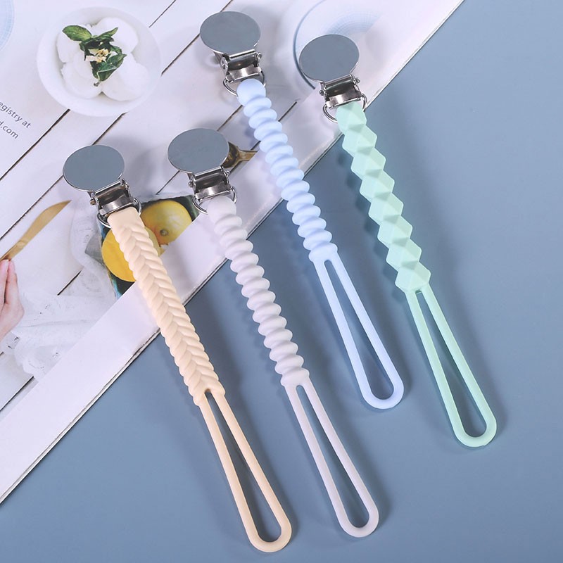 Pacifier Clip Manufacturer - Colorful Silicone Letter Beads