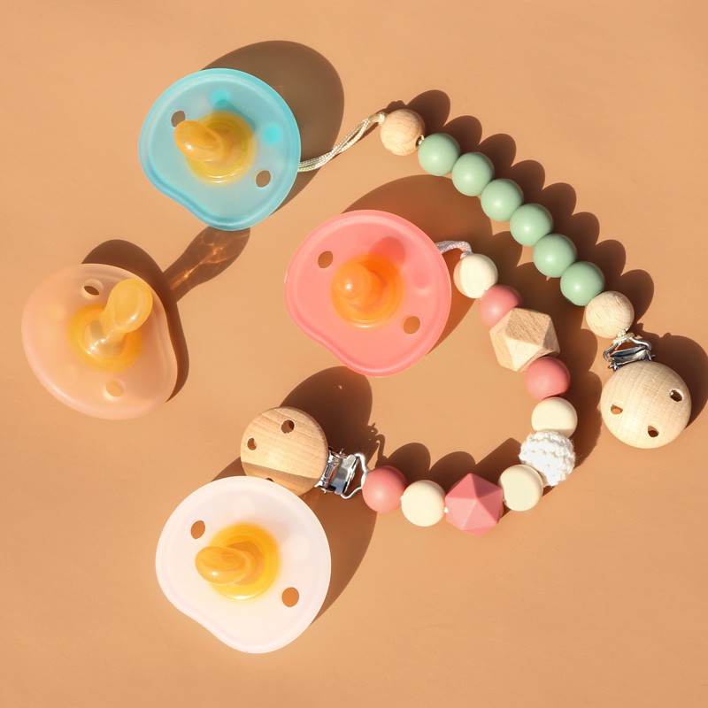 Baby Dummy Clip Manufacturer - Crocheted Pacifier Chain Clip