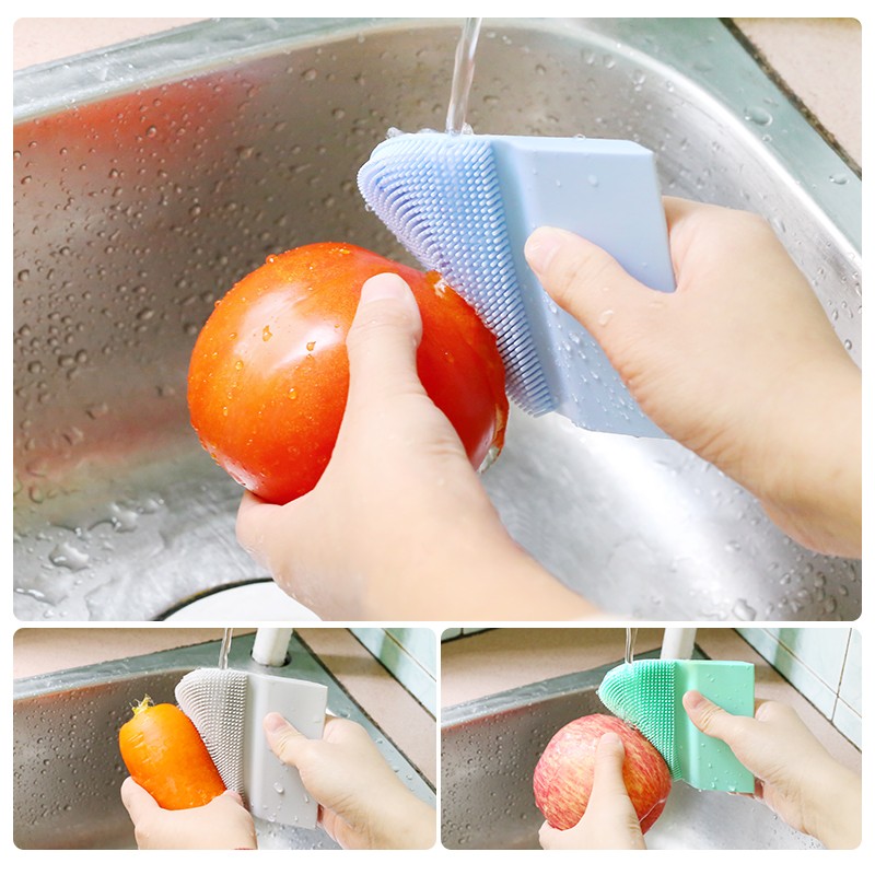 Mini Cleaning Brush Manufacturer - Silicone Door Brush Set