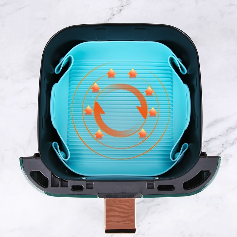 Air Fryer Liner Manufacturer - Collapsible Square Tray Mat
