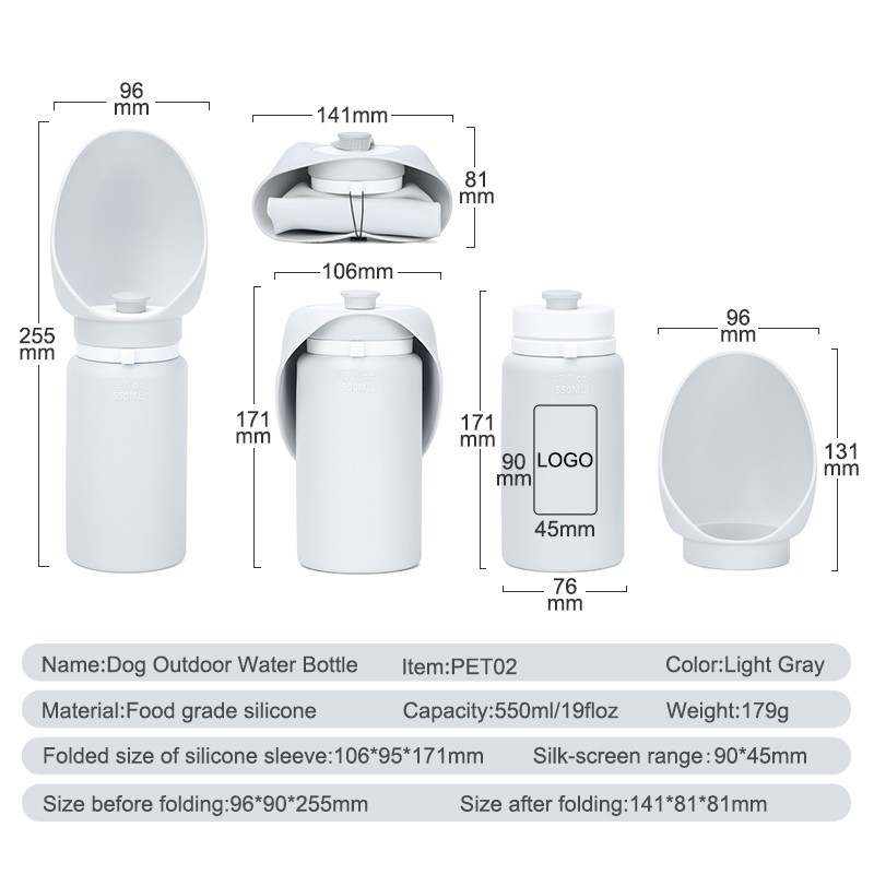 Portable Pet Water Bottle Manufacturer - Leakproof Travel Dog Bowl