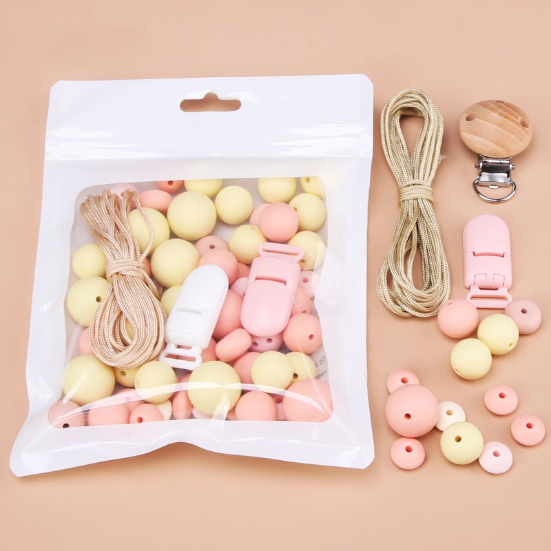 Baby Teething Beads Manufacturer - Custom Hexagon Focal Beads