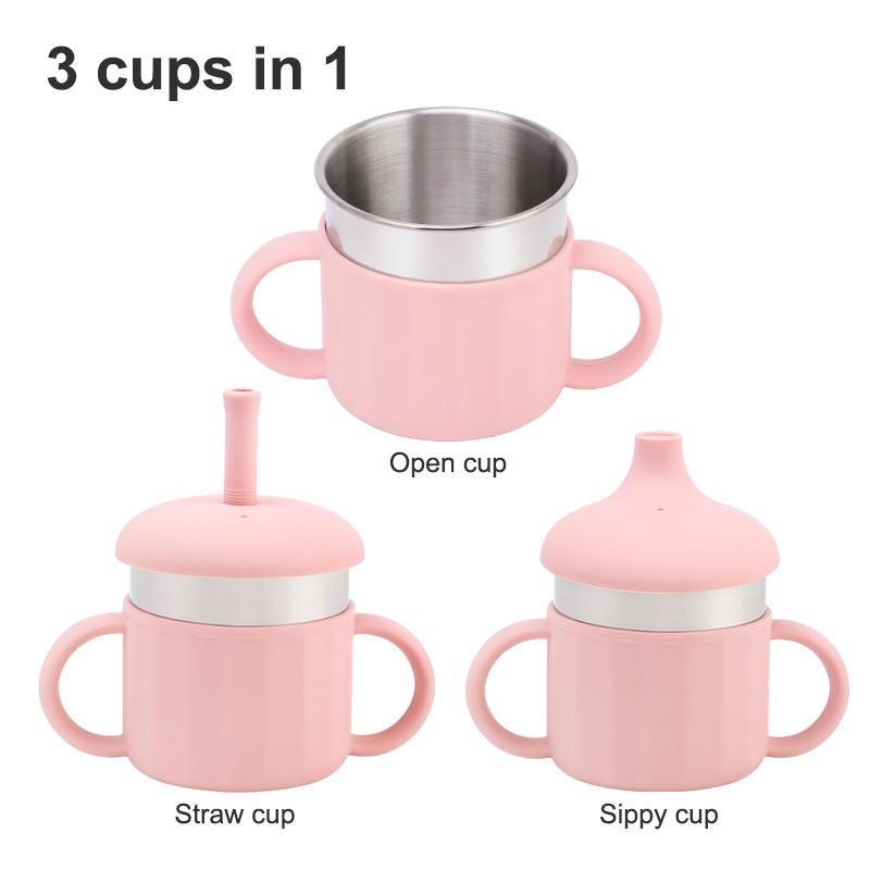 Baby Sippy Cup Manufacturer - Anti Spill Snack Cup with Straw