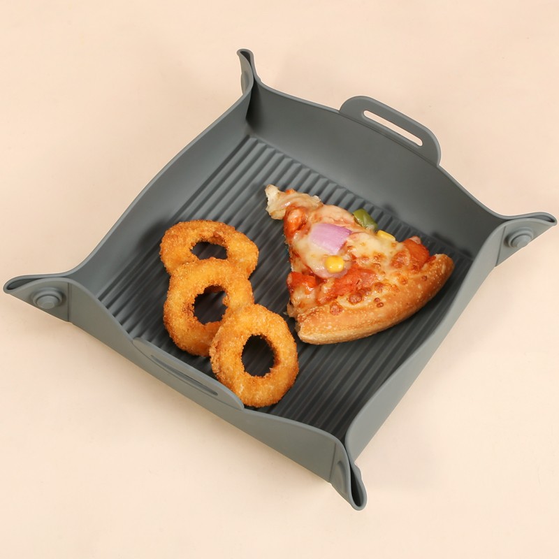Air Fryer Liner Manufacturer - Collapsible Square Tray Mat