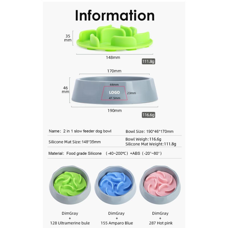 Pet Feed Bowl Manufacturer - Elevated Slow Feeder Ceramic Bowl