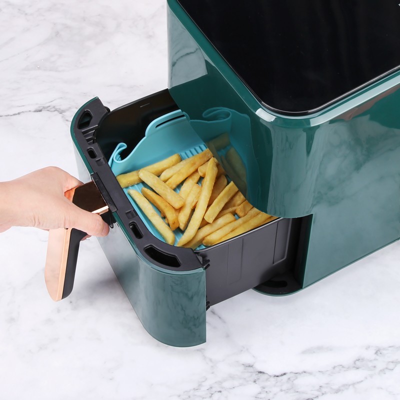 Silicone Baking Mat Manufacturer - Square Air Fryer Liner Tray