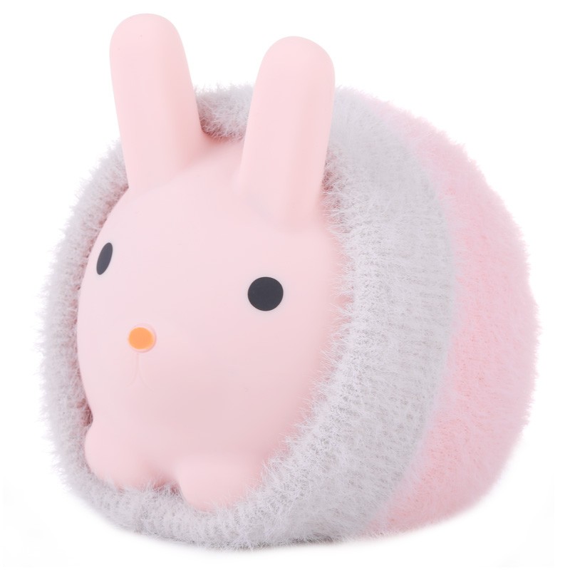 Hot Water Bottle Manufacturer - Plush Cover Long Silicone Bag