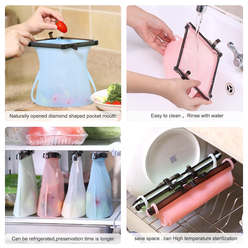 Reusable Silicone Food Bag Manufacturer - BPA Free Leak-proof Storage