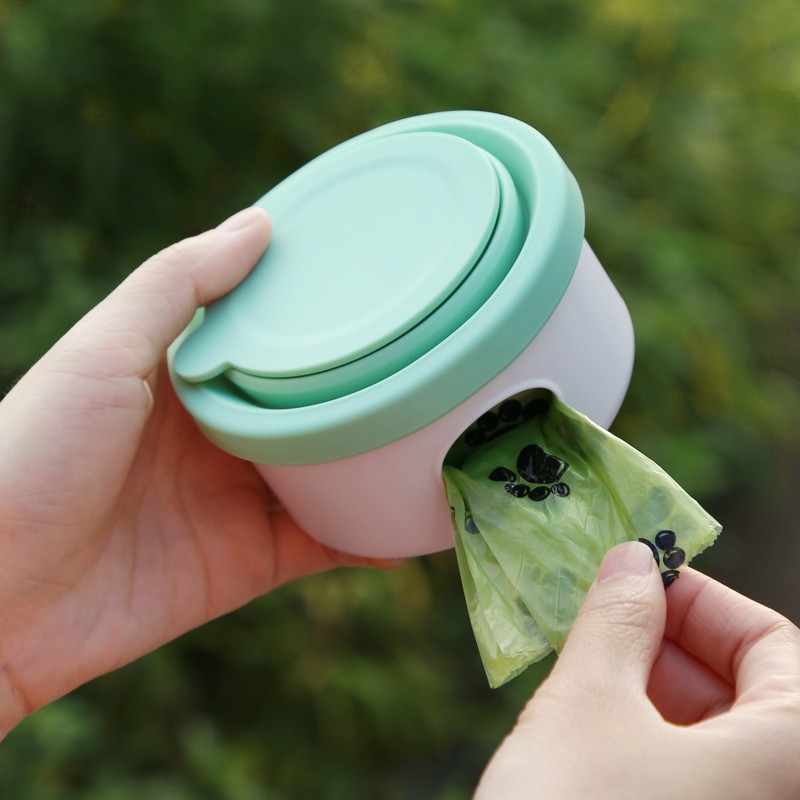 3 in 1 Pet Water Bottle Manufacturer - Poop Bag Dispenser Feeder