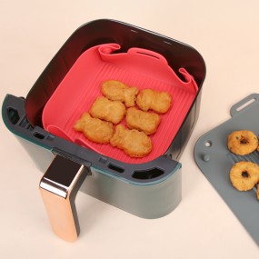 Air Fryer Liner Manufacturer - Collapsible Square Tray Mat