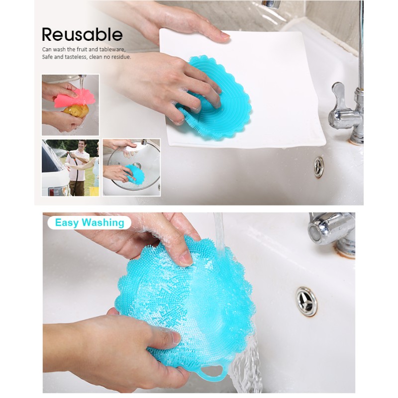 Kitchen Scrub Brush Manufacturer - Silicone Cleaning Brush Set