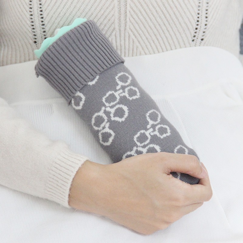 Mini Hot Water Bottle Manufacturer - Fleece Cover Warm Bottle