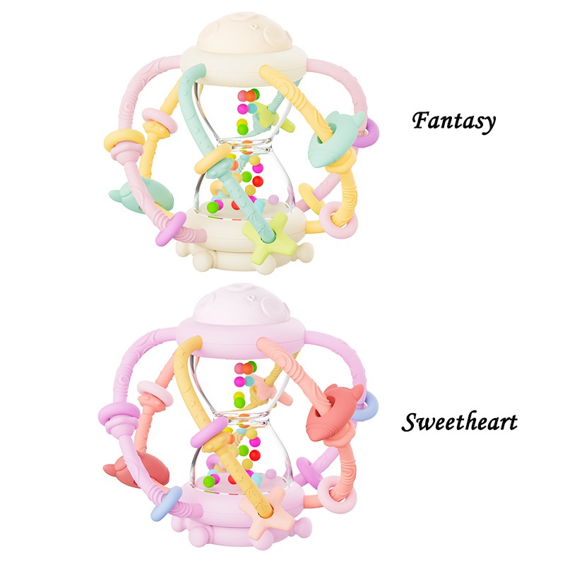 Baby Teether Manufacturer - Hourglass Stand Chewable Toy
