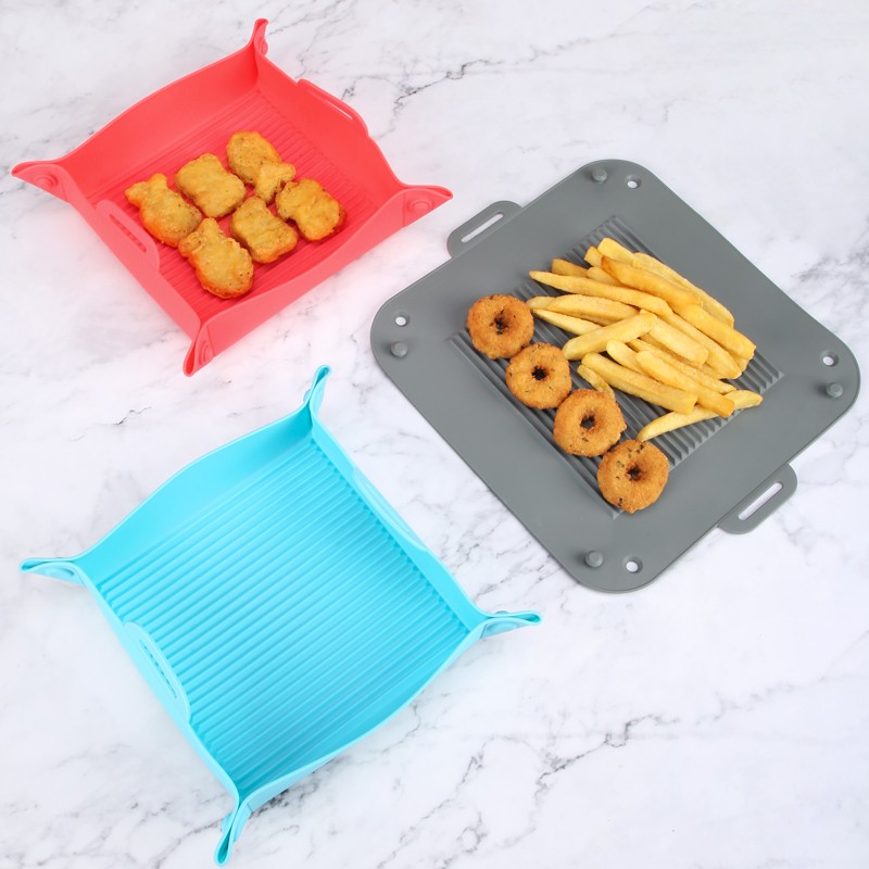 Air Fryer Liner Manufacturer - Collapsible Square Tray Mat