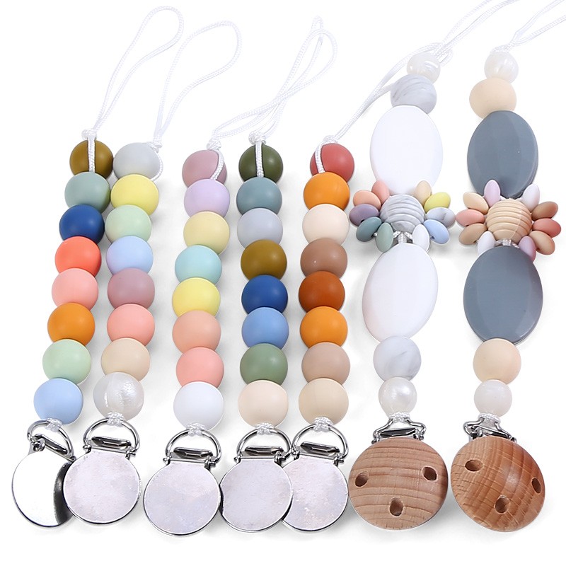 Baby Pacifier Clip Manufacturer - Eco Friendly Wooden Holder Chain