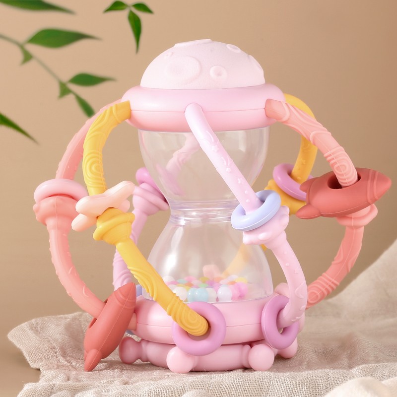 Baby Teether Manufacturer - Hourglass Stand Chewable Toy