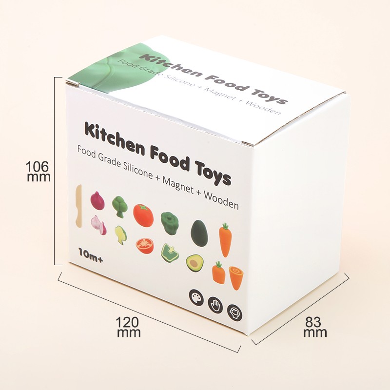 Wooden Play Kitchen Set Manufacturer - Magnetic Pretend Cutting Toy