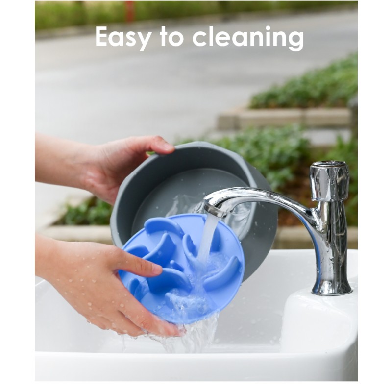 Pet Feed Bowl Manufacturer - Elevated Slow Feeder Ceramic Bowl