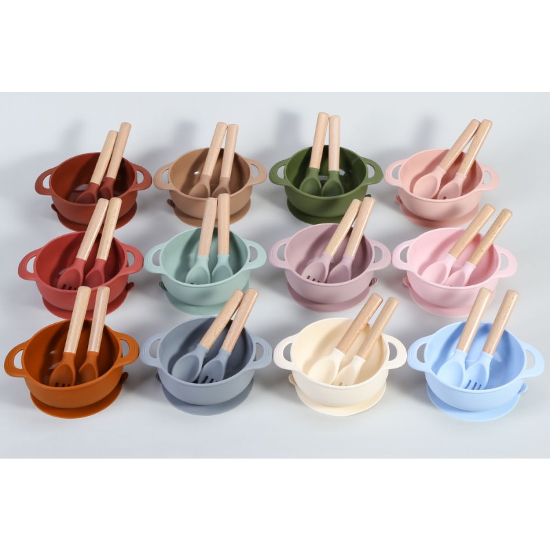 Baby Feeding Bowl Manufacturer - OEM Suction Plate Spoon Set