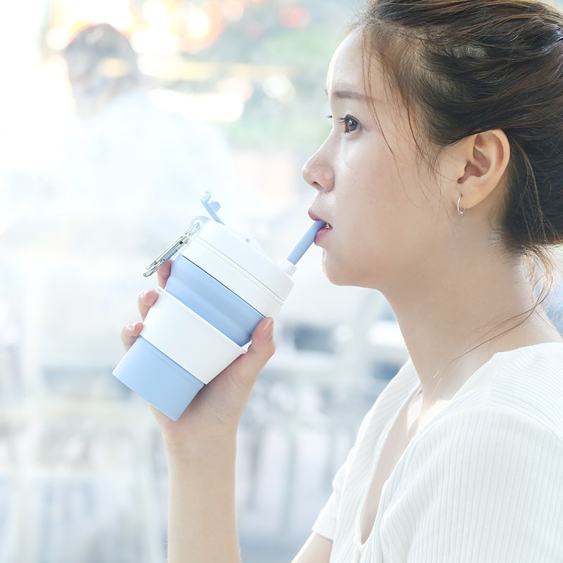 Reusable Coffee Cup Manufacturer - Custom Logo Silicone Cup