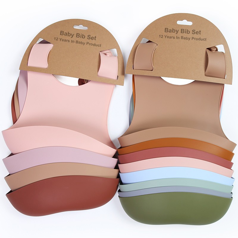 Baby Bib Manufacturer - Cotton Training Bib with Pocket