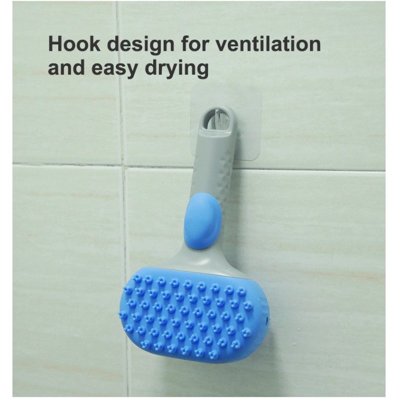 Pet Cleaning Brush Manufacturer - Refillable Lotion Massage Brush