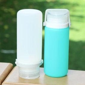 Kids Travel Bottle Manufacturer - Easy Squeeze Safe Silicone Bottle