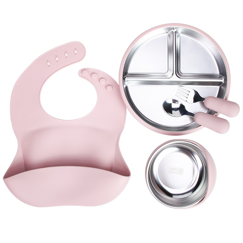 Baby Feeding Set Manufacturer - Custom Silicone Bowl Plate Bibs Supplier