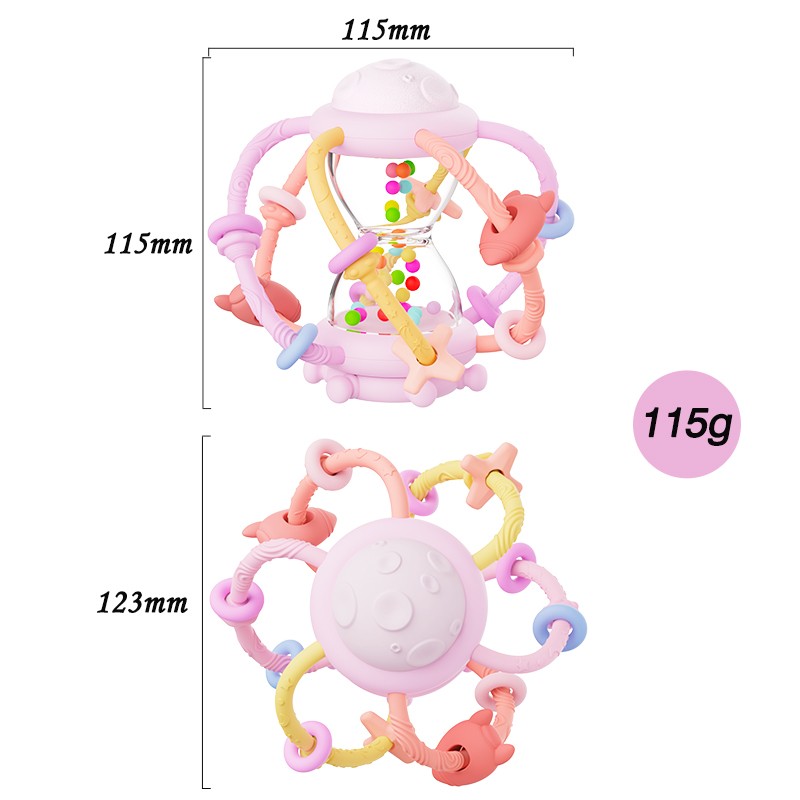 Baby Teether Manufacturer - Hourglass Stand Chewable Toy
