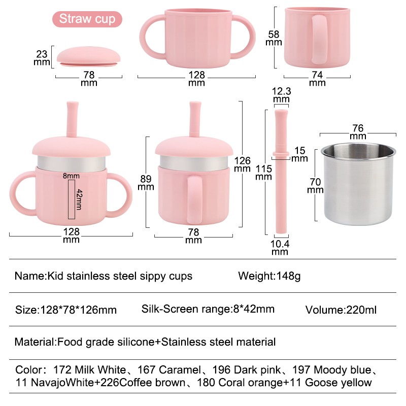 Baby Sippy Cup Manufacturer - Anti Spill Snack Cup with Straw