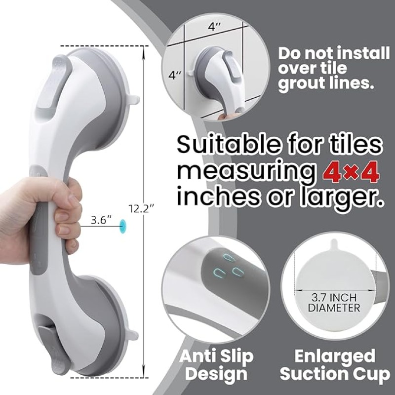 Bathroom Grab Bar Manufacturer - Anti-Slip Shower Holder 100kg