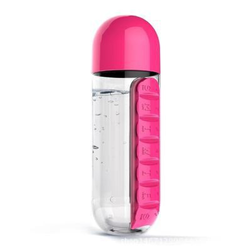 Pill Organizer Manufacturer - 2 in 1 Water Bottle Container