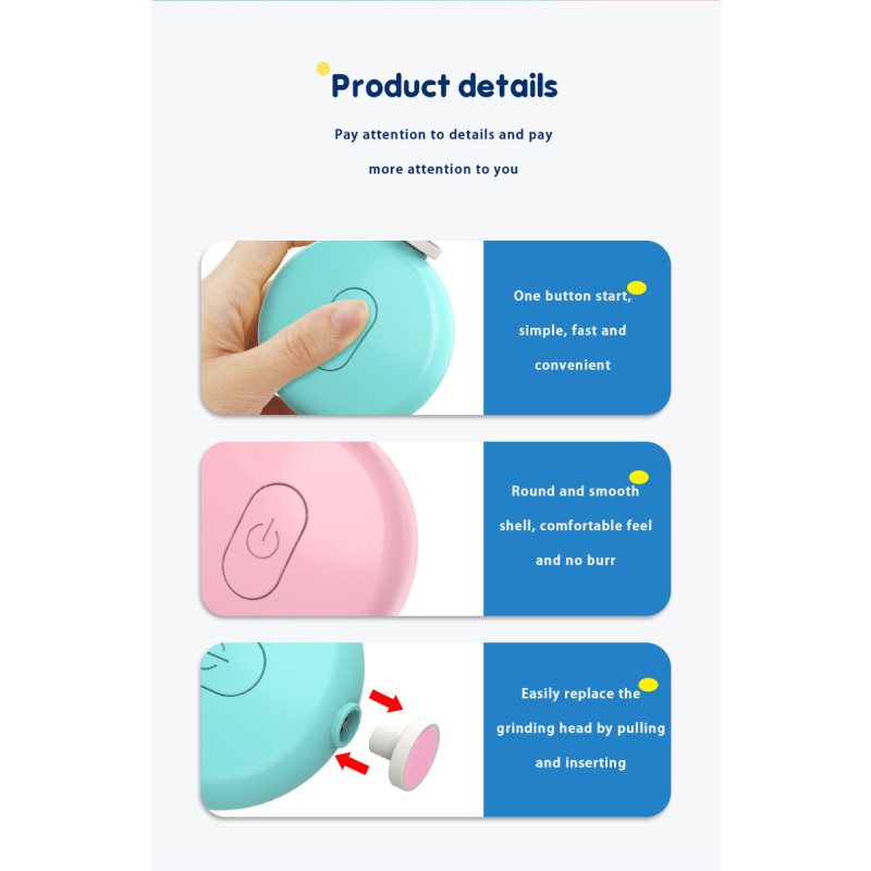 Baby Nail Trimmer Manufacturer - Electric Nail Polisher Grinder