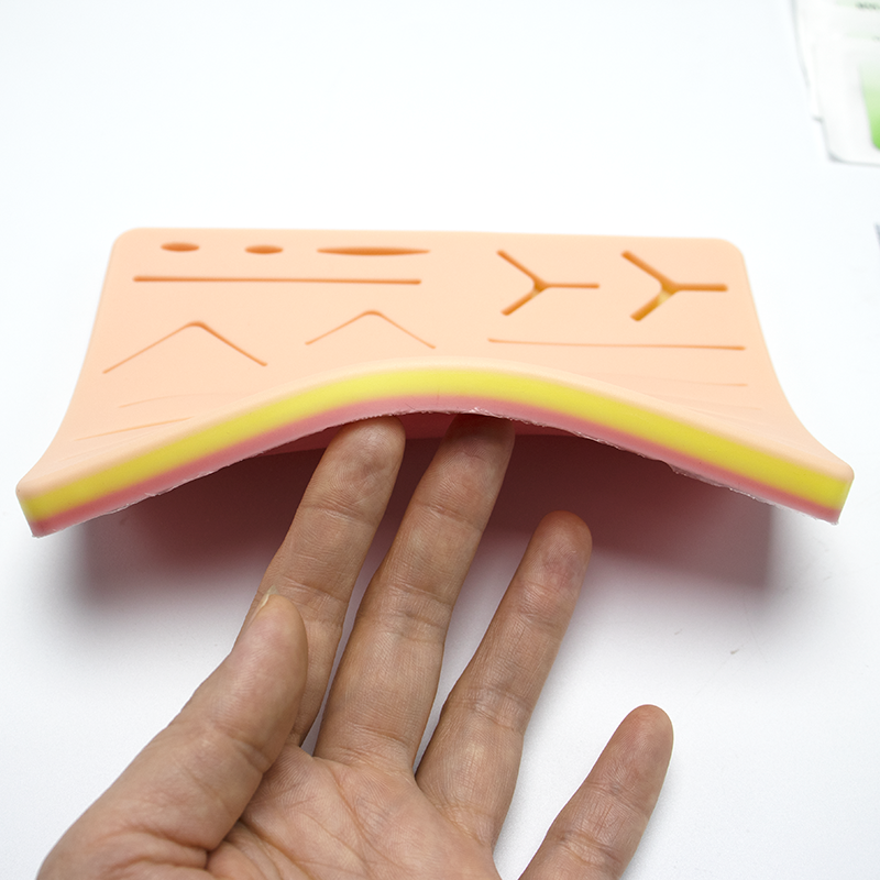 Suture Practice Pad Manufacturer - Skin-Like Silicone Training Pad