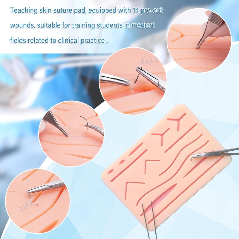 Suture Practice Pad Manufacturer - Skin-Like Silicone Training Pad