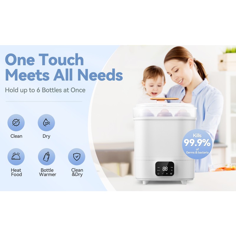 Baby Bottle Sterilizer Manufacturer - 2 in 1 UV Light Dryer