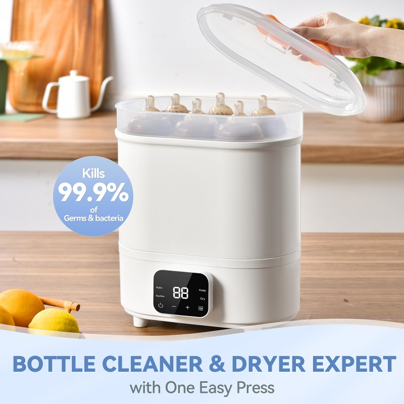 Baby Milk Sterilizer Manufacturer - 4 in 1 UV Mirror Steel