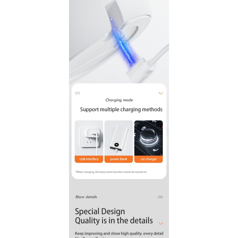 Breast Milk Warmer Manufacturer - 350ml Portable Stainless Steel