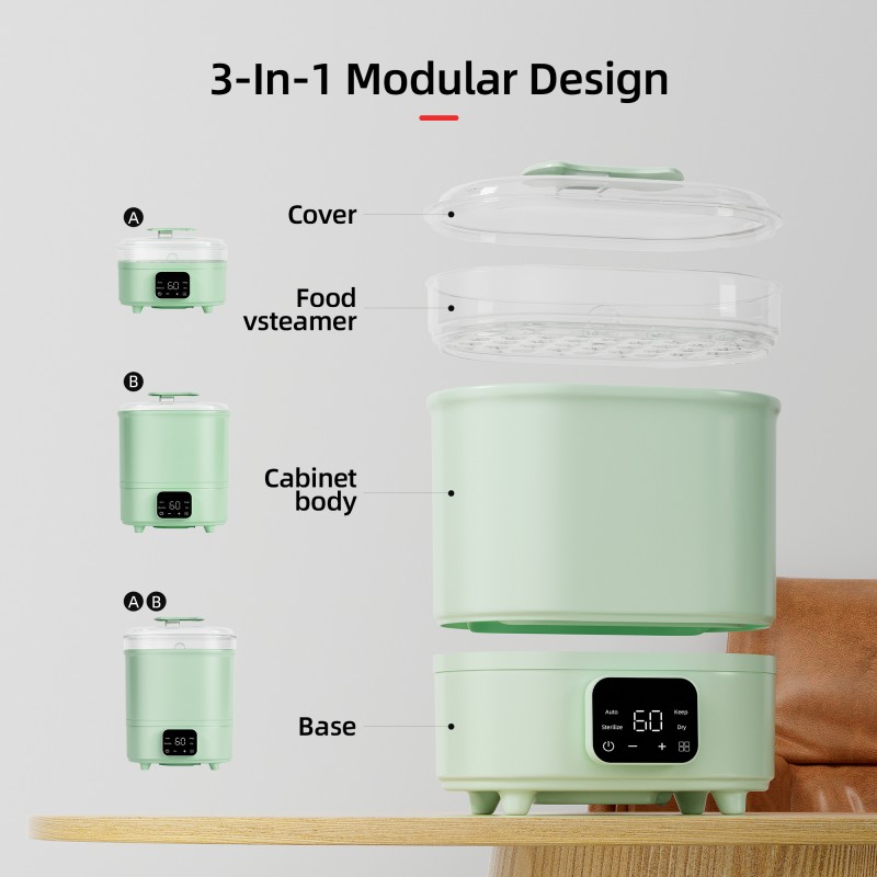 Baby Bottle Sterilizer Manufacturer - User-Friendly LCD Touchscreen