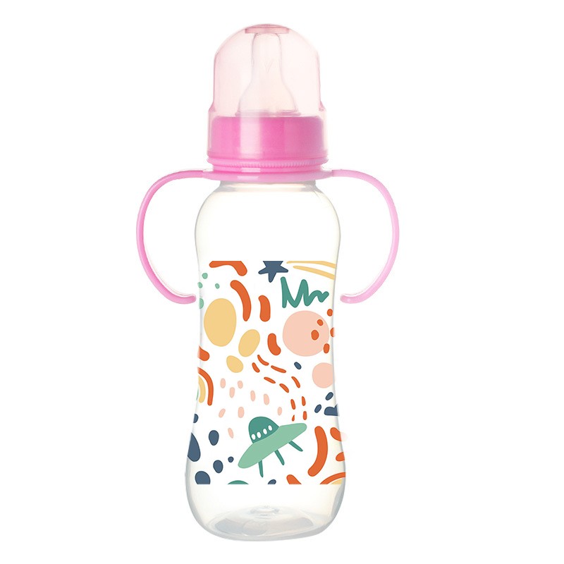 Baby Feeding Bottle Factory - BPA Free 250ml Pink Dinosaur
