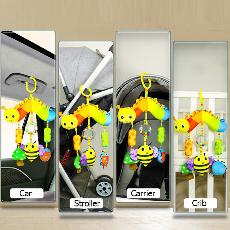 Baby Stroller Toy Factory - Rainbow Activity Plush Hanging