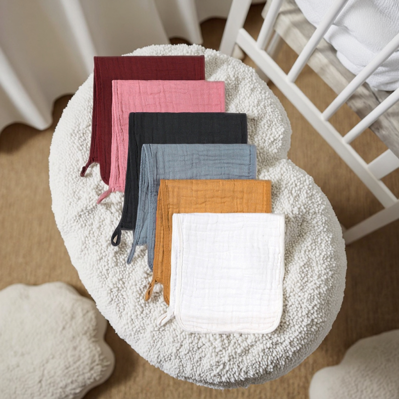 Burp Cloth Factory - Custom Size Organic Cotton Muslin