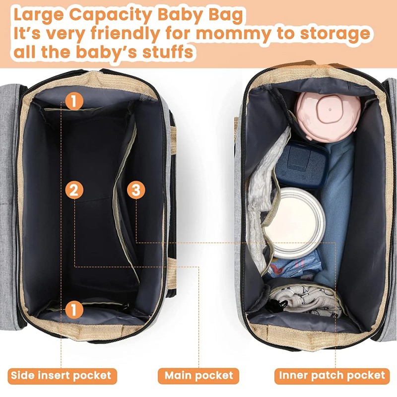Diaper Bag Factory - New Folding Waterproof Nappy Bag