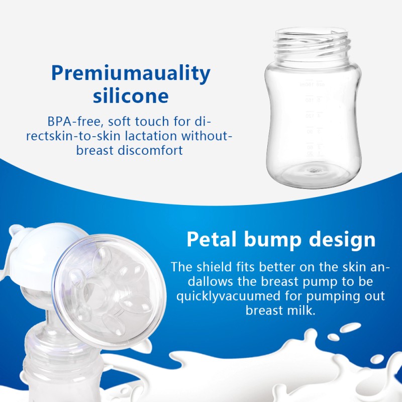 Manual Breast Pump Factory - Silicone Milk Collector PP