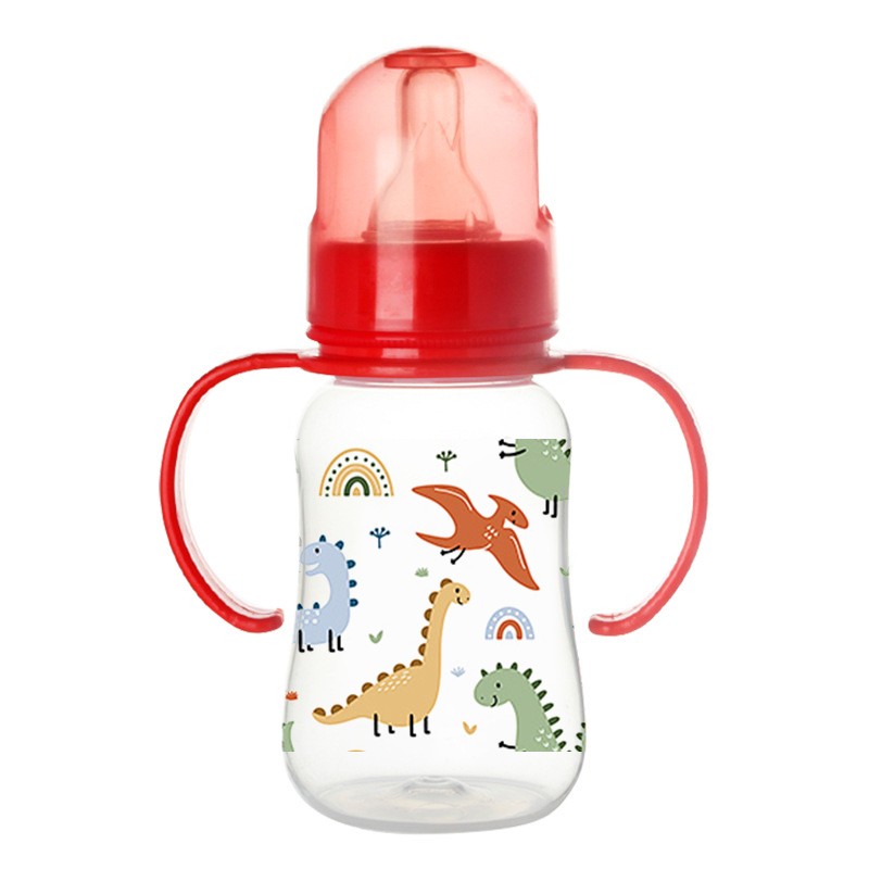 Baby Feeding Bottle Factory - 125ml PP Dinosaur Pattern Safe