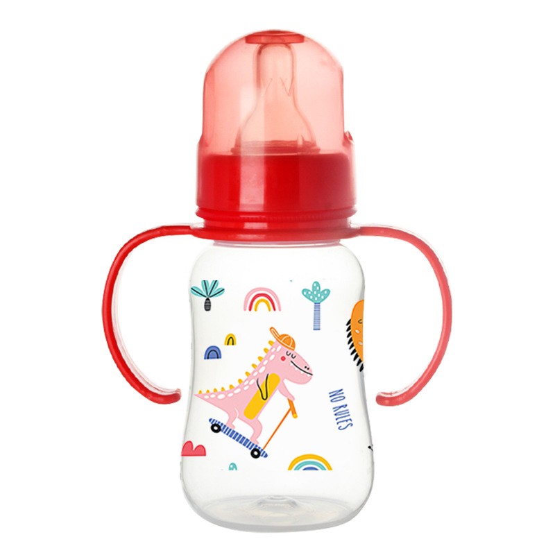 Baby Feeding Bottle Factory - 125ml PP Dinosaur Pattern Safe