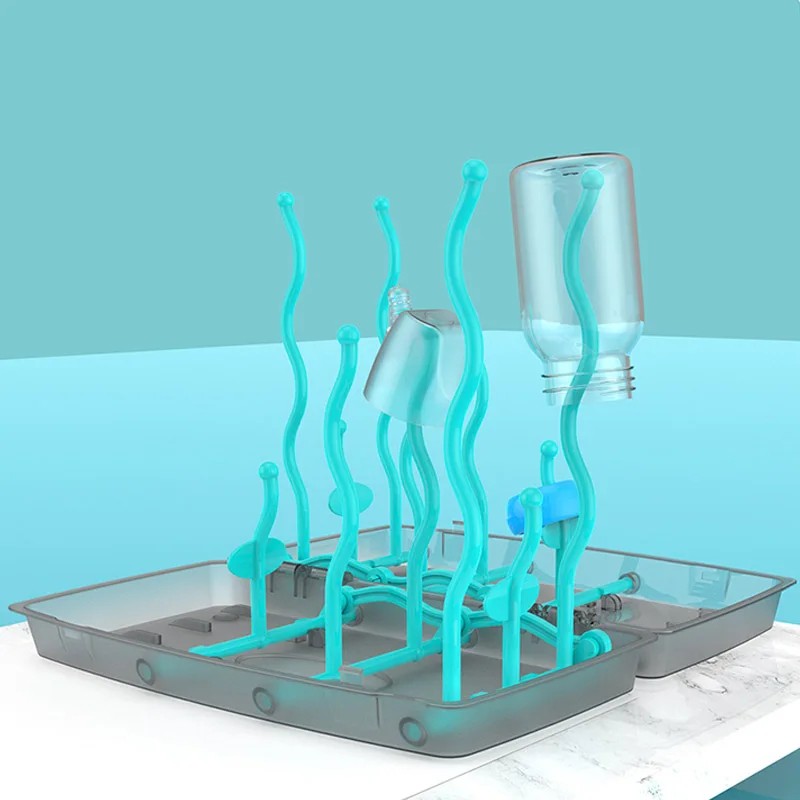 Bottle Drying Rack Factory - Portable Foldable Kitchen Dryer