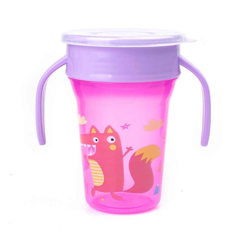 Baby Water Cup Factory - OEM BPA Free Cartoon Flower Design