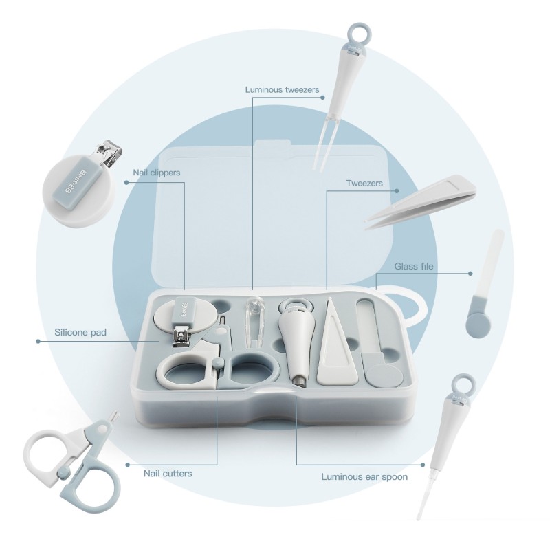 Baby Brush Set Factory - 6 in 1 Grooming Kit Manicure Brush